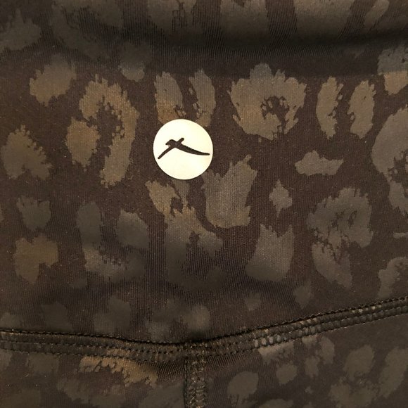 X Gottex PERFECT leopard black leggings Small - Picture 7 of 9